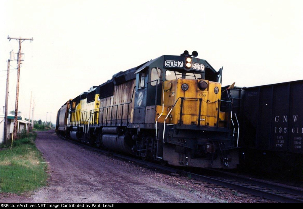 Paused transfer waits in the yard